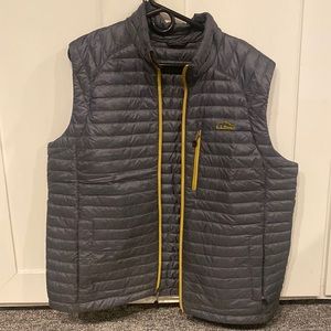 L.L. Bean zip-up vest.